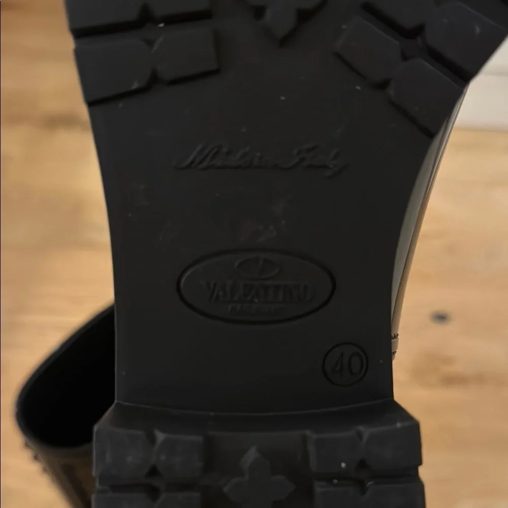 Valentino Rockstud Patent Rain Boots - Picture 13 of 15